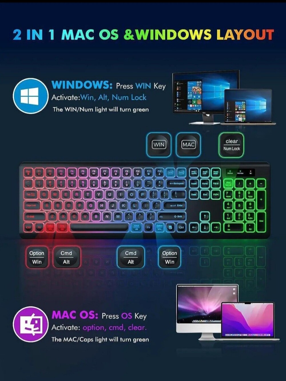 Computer Keyboard (RGB) - Picture 6 of 6
